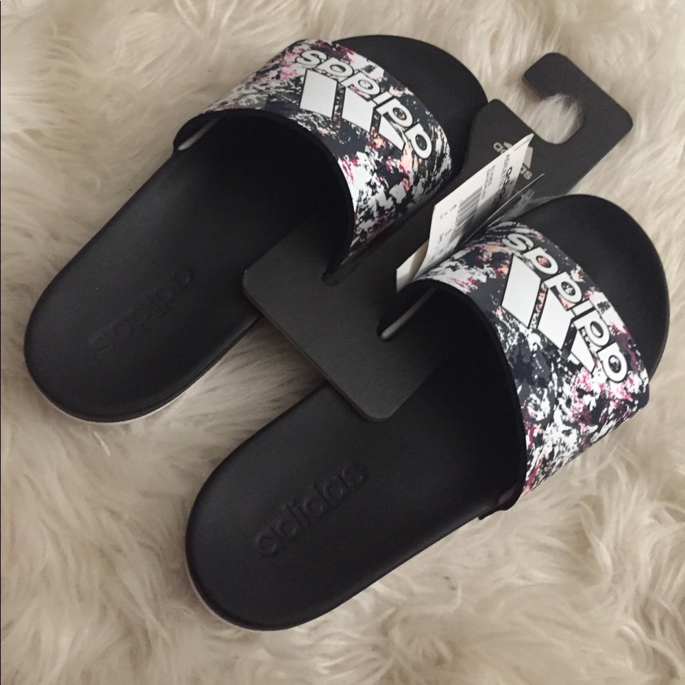 Women’s brand new adidas slides